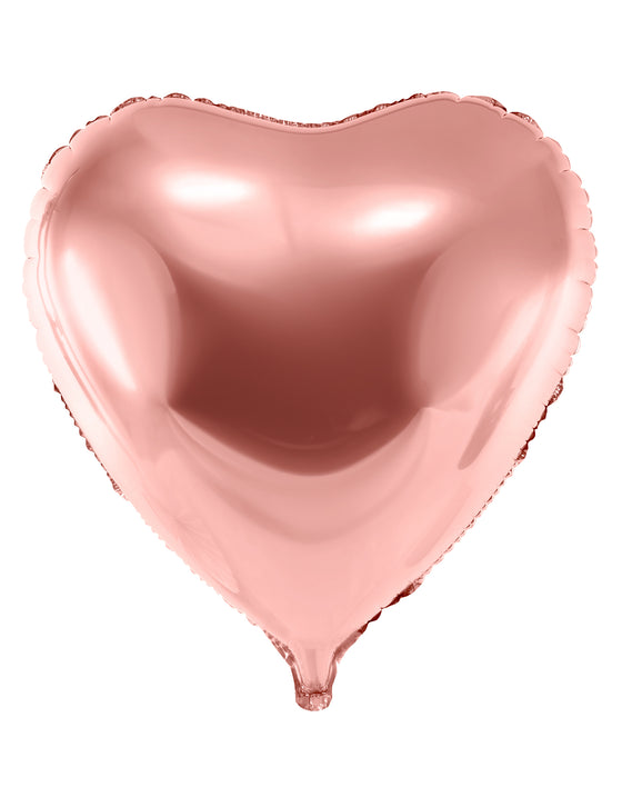 Ballon géant aluminium c?ur rose gold 73 cm