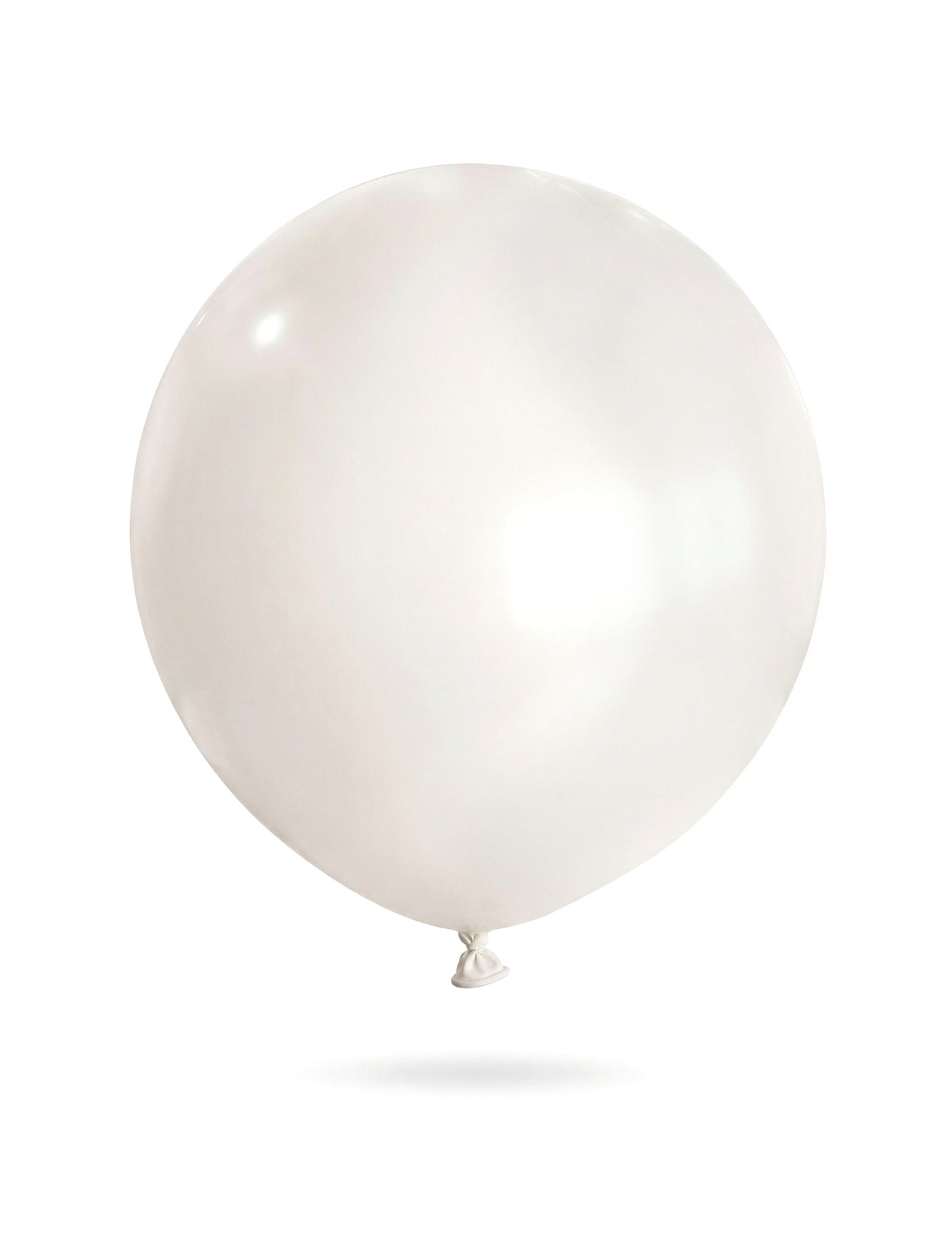Ballon géant en latex blanc 80 cm