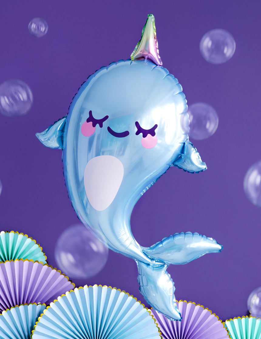 Ballon géant narval 53 x 87 cm