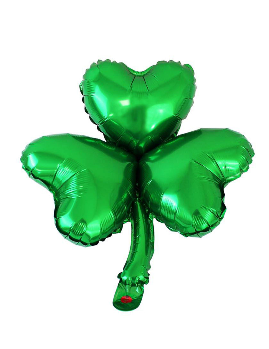 Ballon en aluminium trèfle St Patrick 40 cm