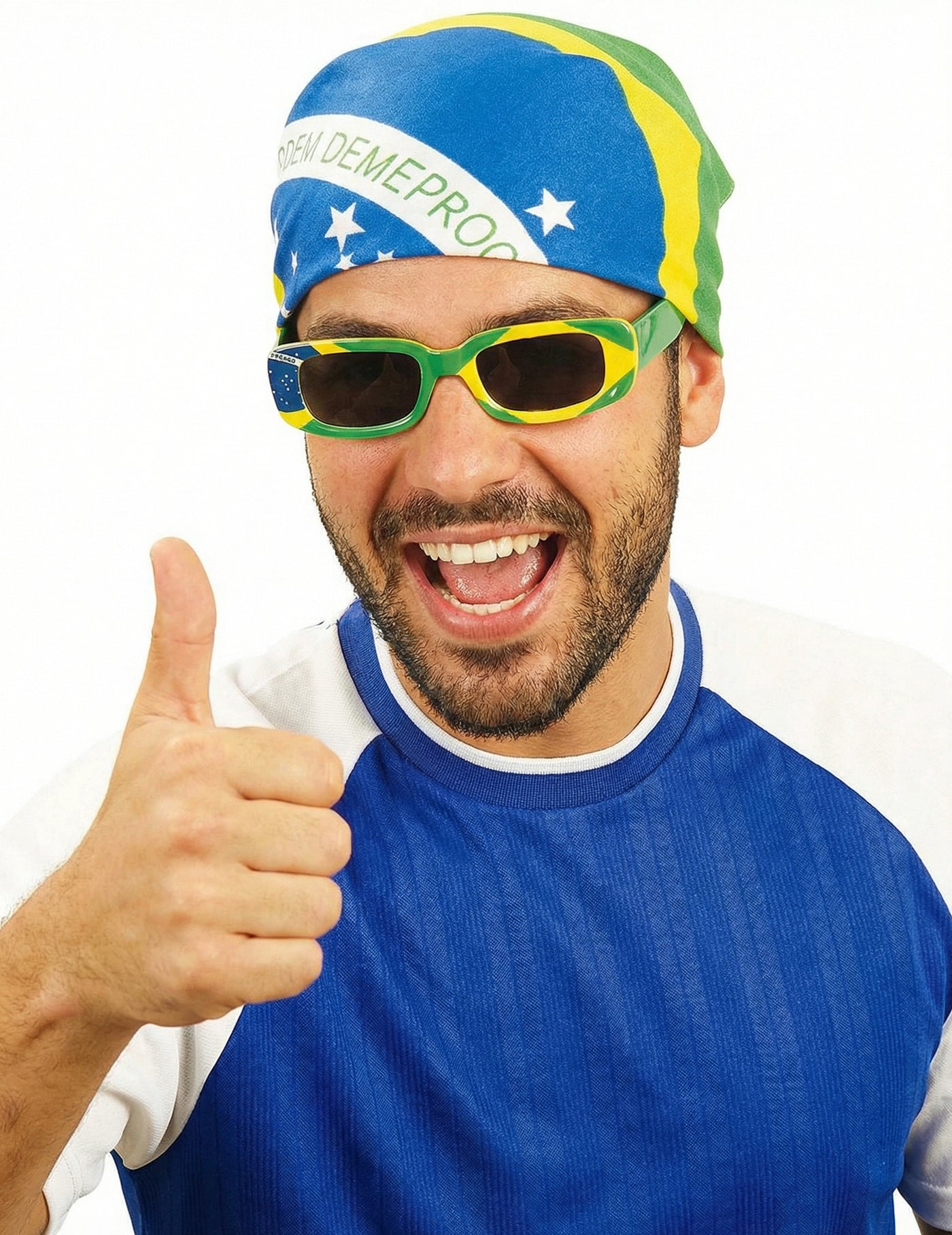Bandana supporter Brésil 55 x 55 cm