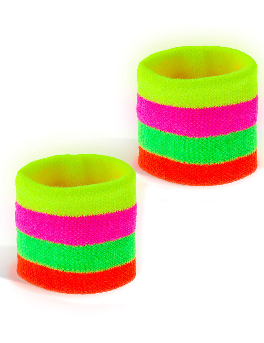 Bandeaux multicolores fluos adulte