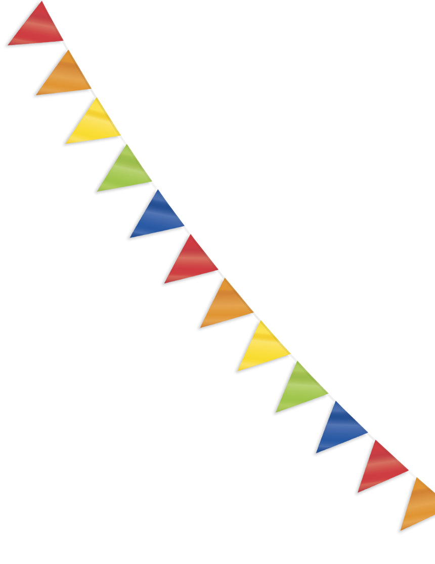 Bannière multicolore