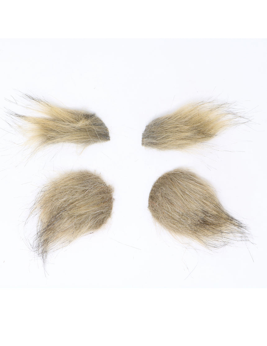 Barbe et sourcils loup-garou homme