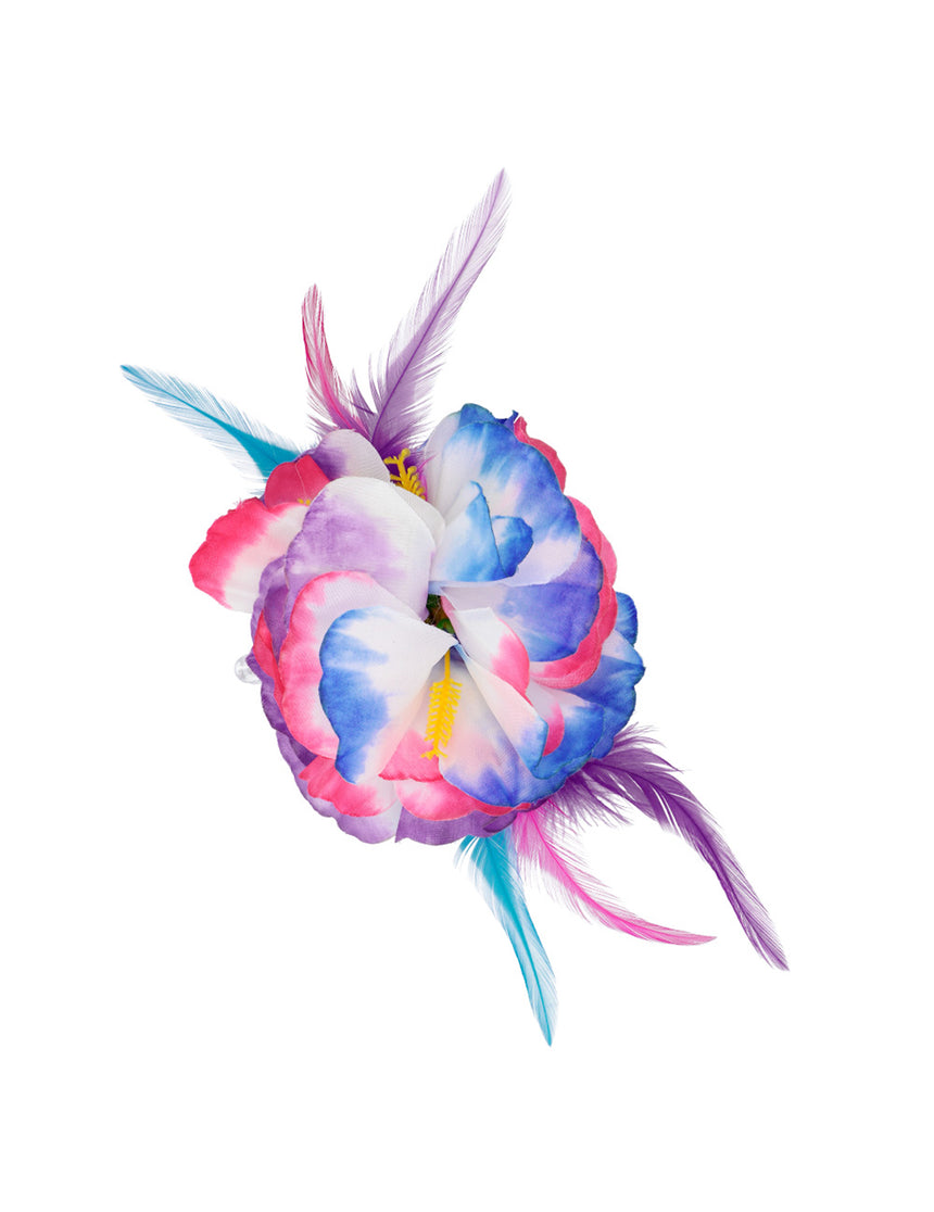 Barrette fleur hibiscus