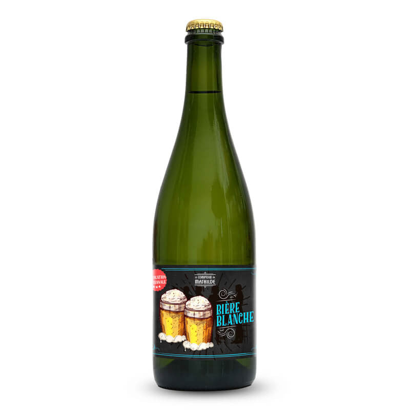 Bière Blanche Artisanale 4,5% - 75cl