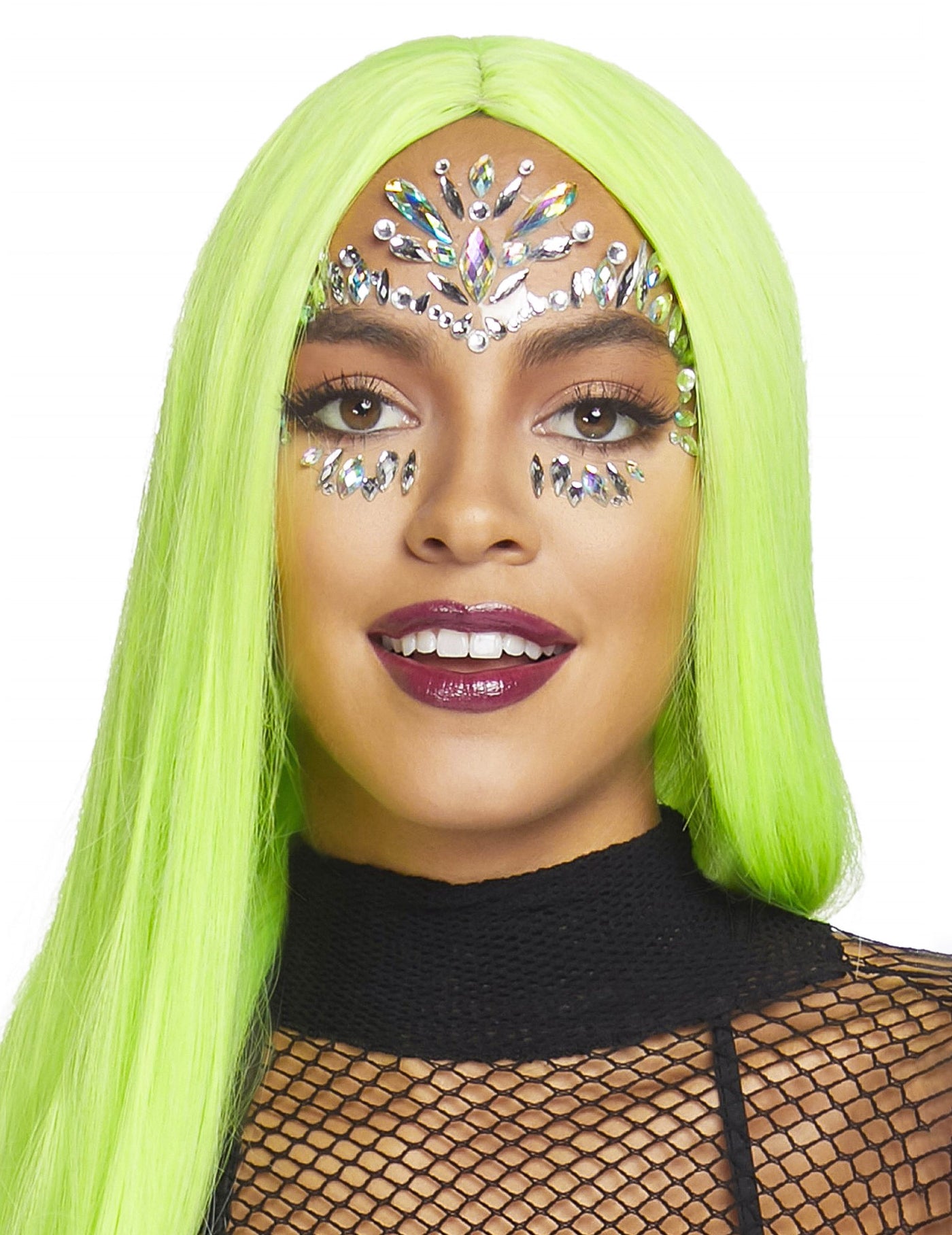 Bijoux pour visage adhésifs iris