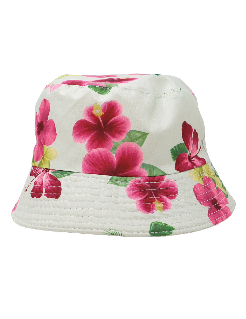Bob imprimé fleurs Hawaï adulte