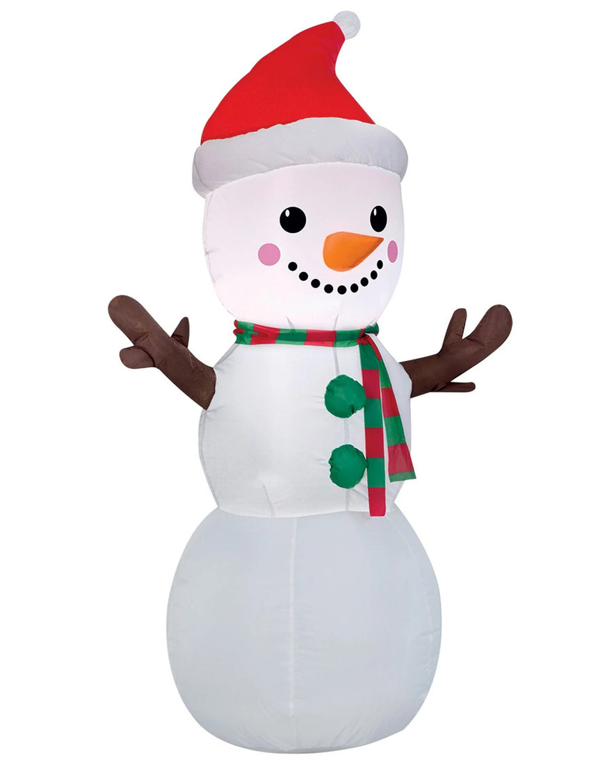 Bonhomme de neige gonflable et lumineux 120 cm