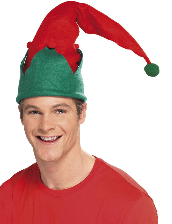 Bonnet elfe Noël avec pompon adulte