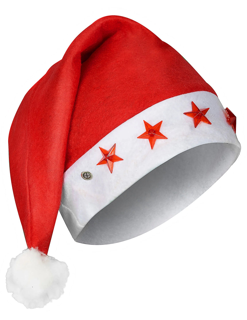 Bonnet lumineux Père Noël