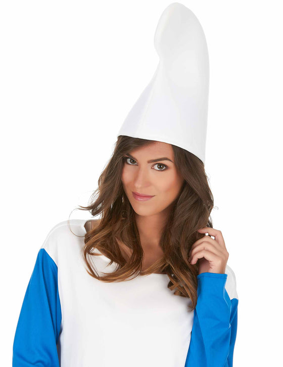 Bonnet lutin blanc adulte