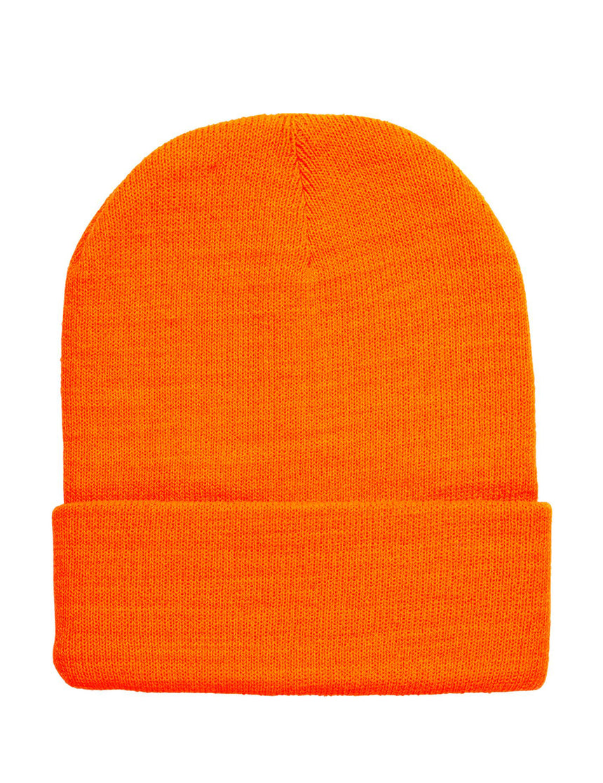 Bonnet orange fluo adulte