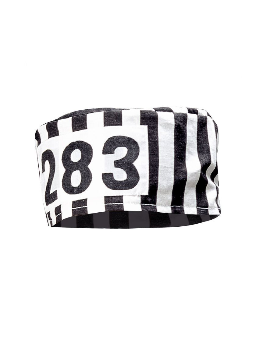 Bonnet prisonnier à rayures adulte