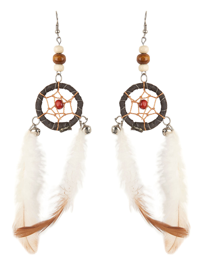 Boucles d'oreilles attrape-rêves adulte