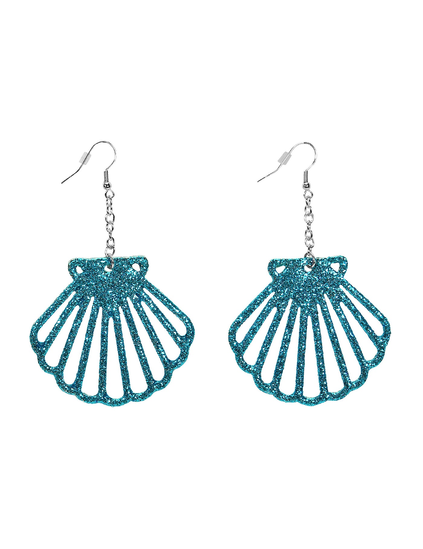 Boucles d'oreilles coquillages brillants adulte