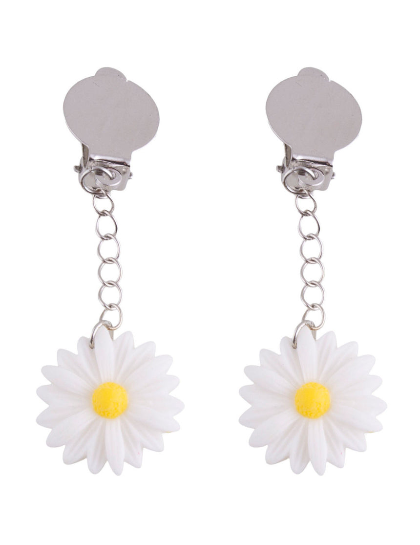 Boucles d'oreilles marguerites adulte