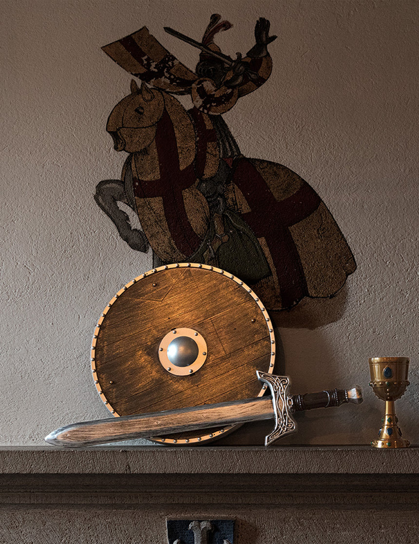 Bouclier guerrier médiéval 40 cm