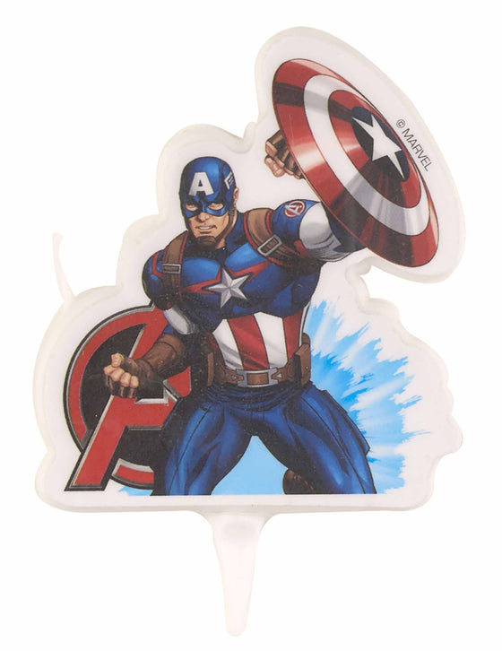 Bougie anniversaire Captain America