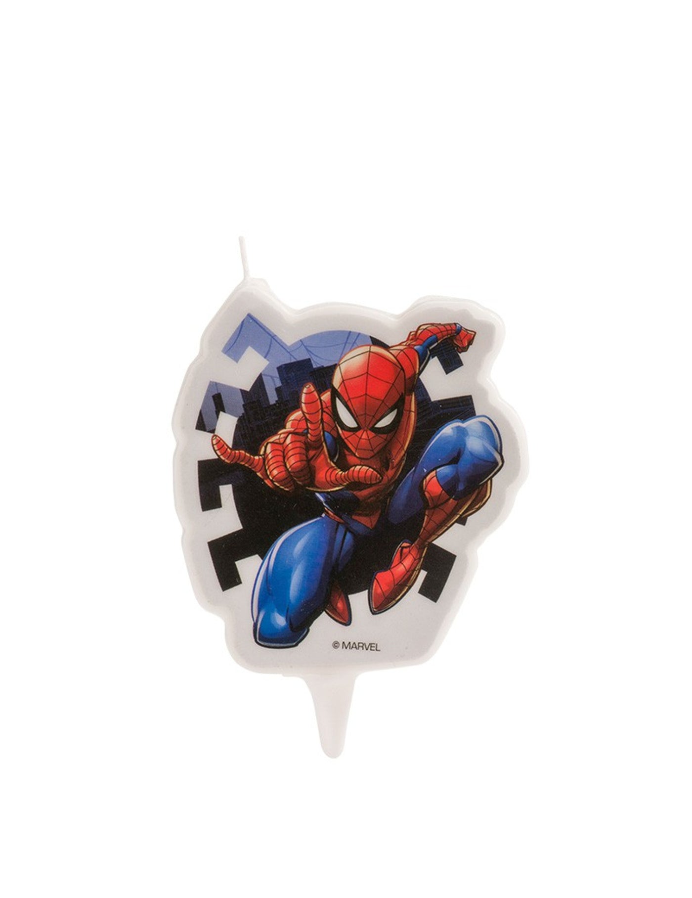 Bougie anniversaire Spiderman 7,5 cm