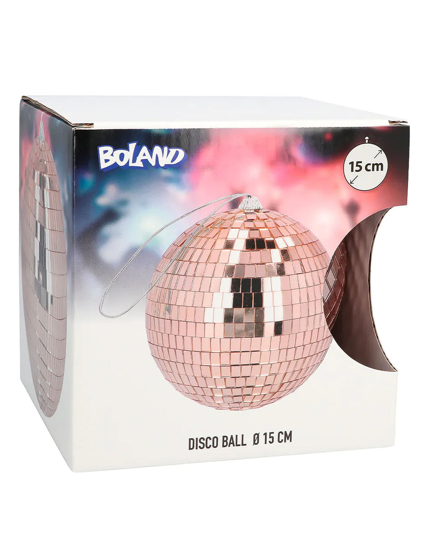 Boule à facette rose gold 15 cm