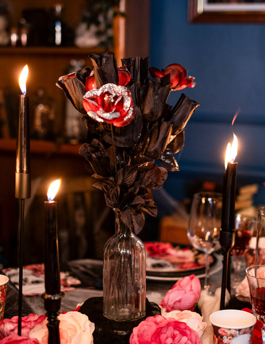 Bouquet roses noires