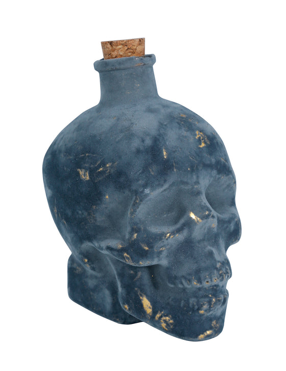 Bouteille tête de mort 13 cm