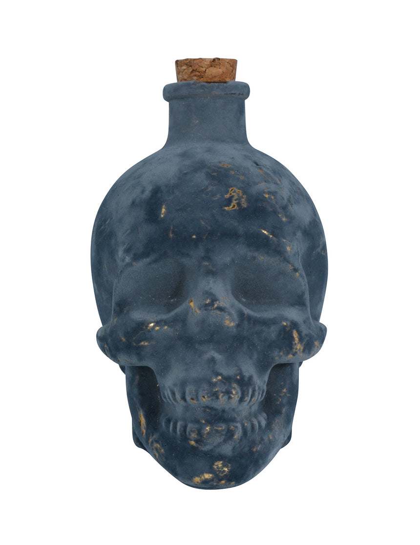 Bouteille tête de mort 13 cm