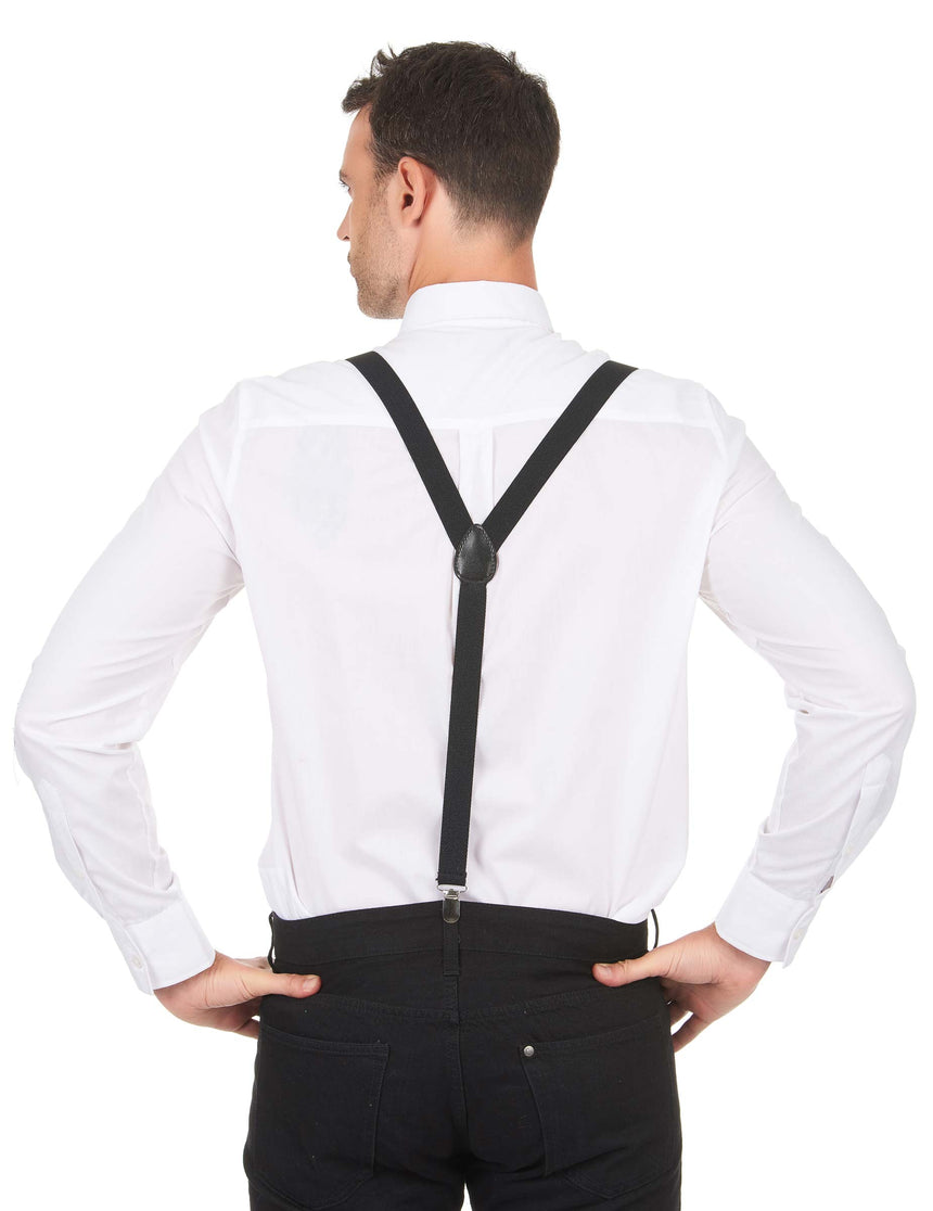 Bretelles noires adulte
