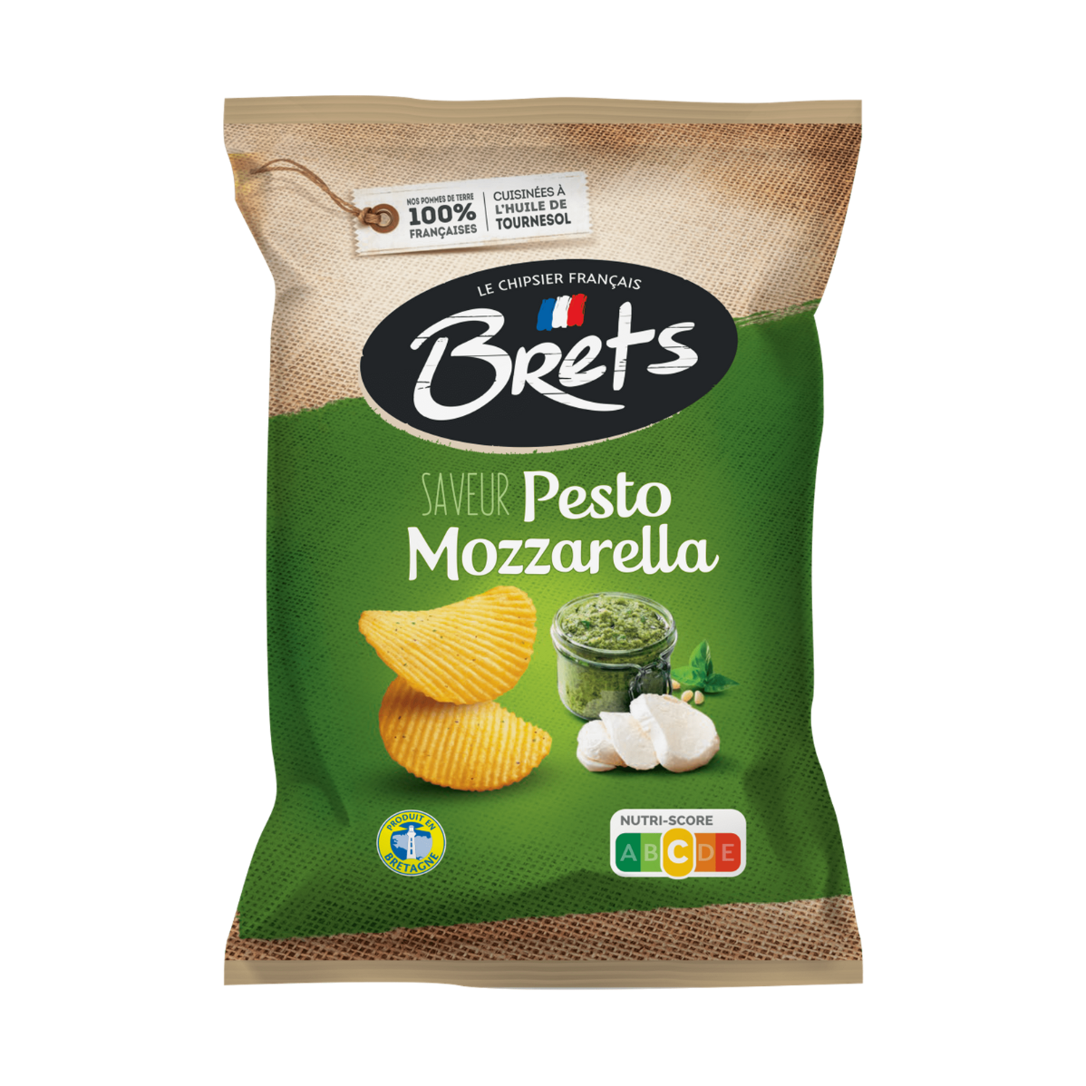 Brets Flavour Pesto Mozzarella