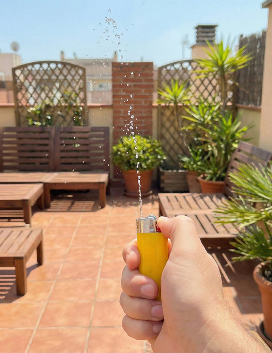 Briquet lance eau - farces et attrapes