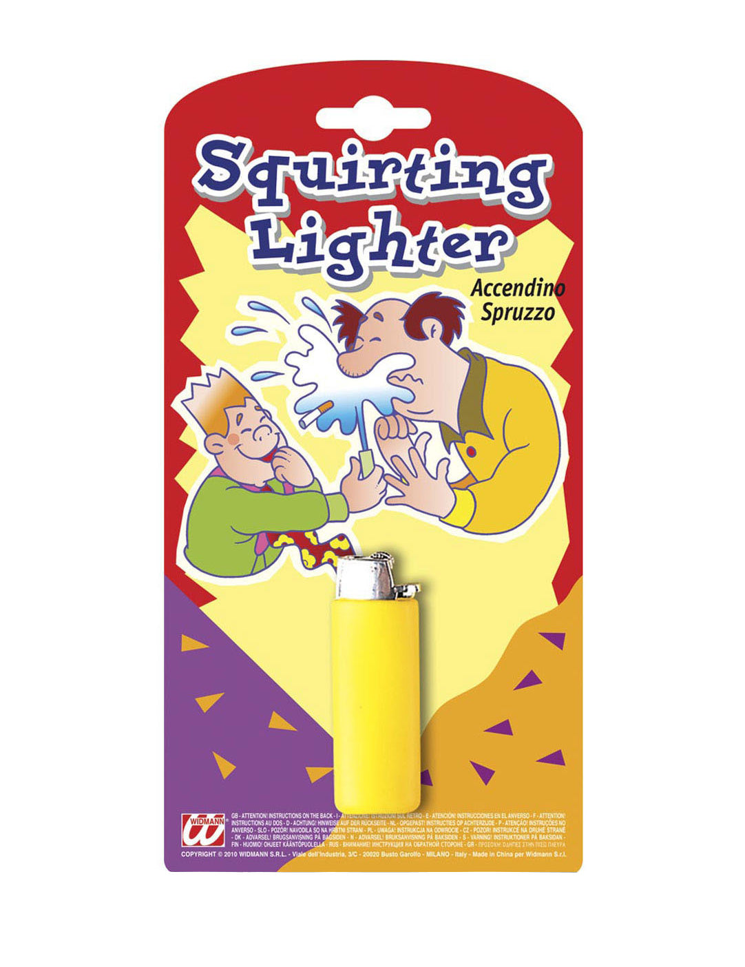 Briquet lance eau