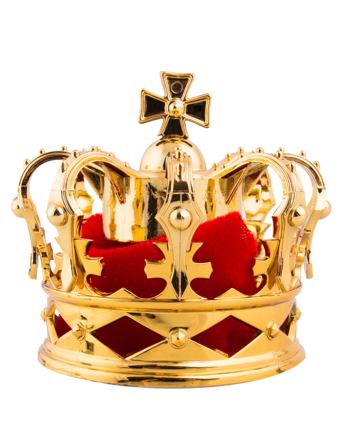 Pince à cheveux mini couronne royale dorée