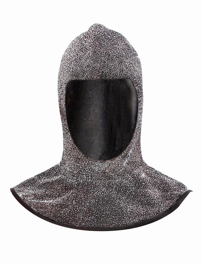 Cagoule médiévale adulte effet cotte de maille
