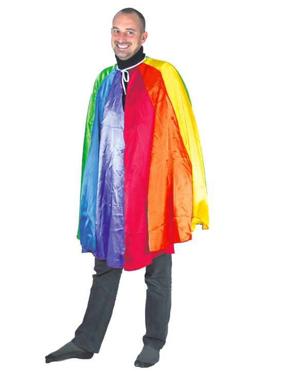 Cape arc-en-ciel adulte