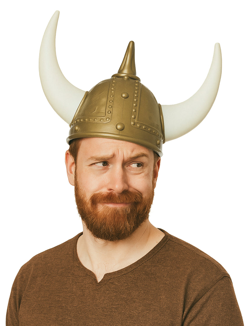 Casque à cornes viking adulte