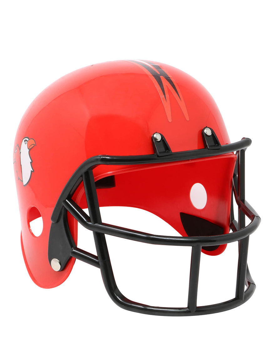 Casque joueur football rouge adulte