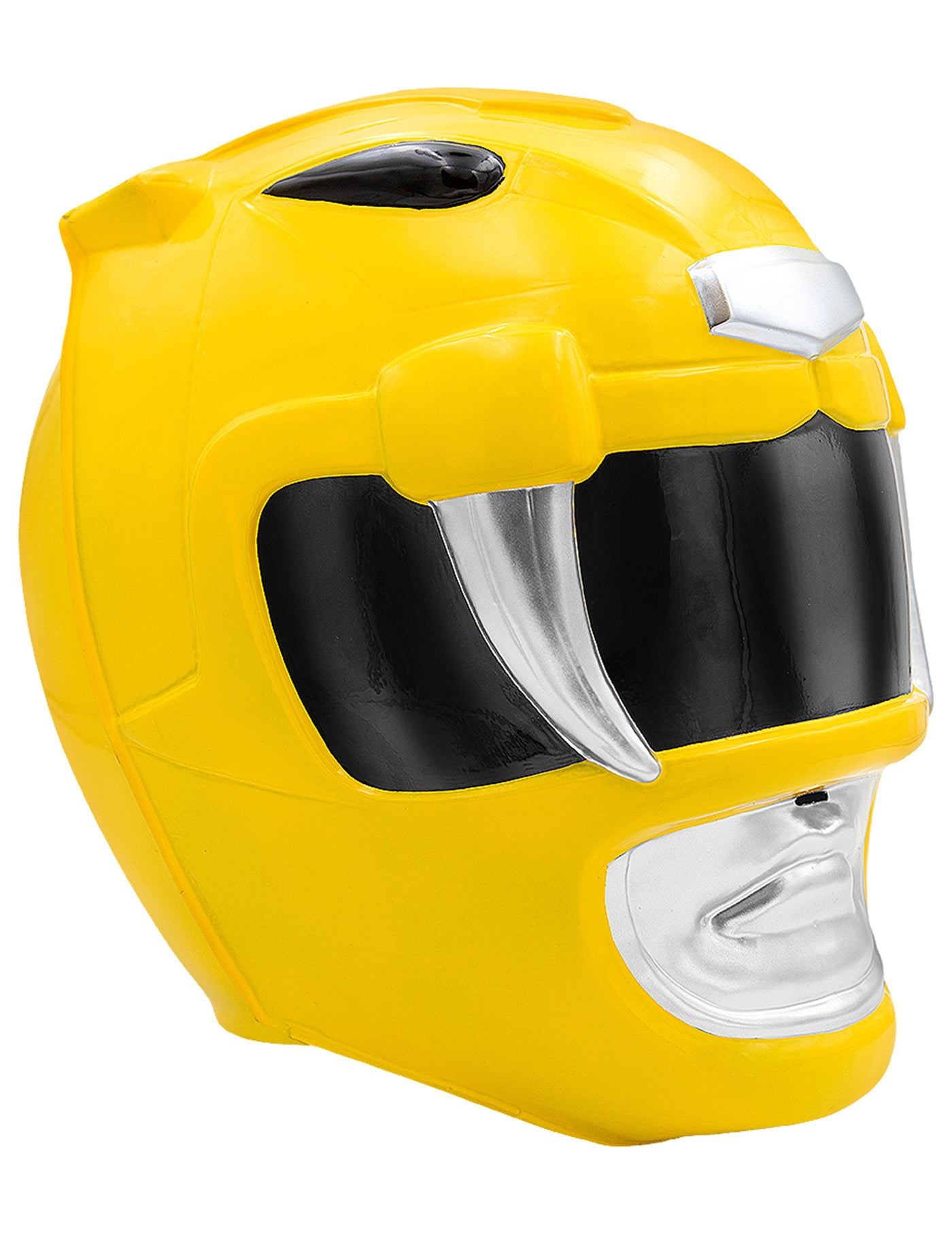 Casque Power Ranger jaune adulte