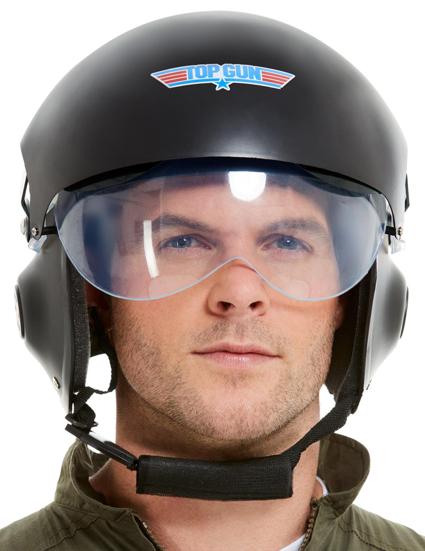 Casque Top Gun Deluxe noir adulte