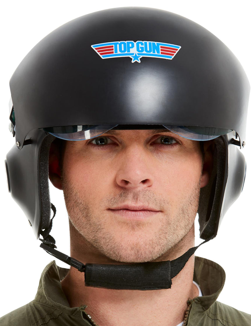 Casque Top Gun Deluxe noir adulte