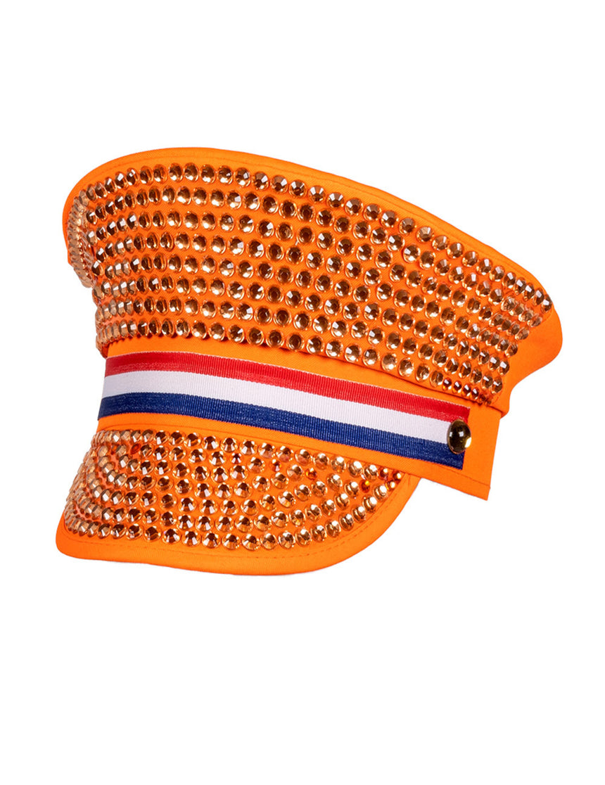 Casquette à strass Hollande adulte