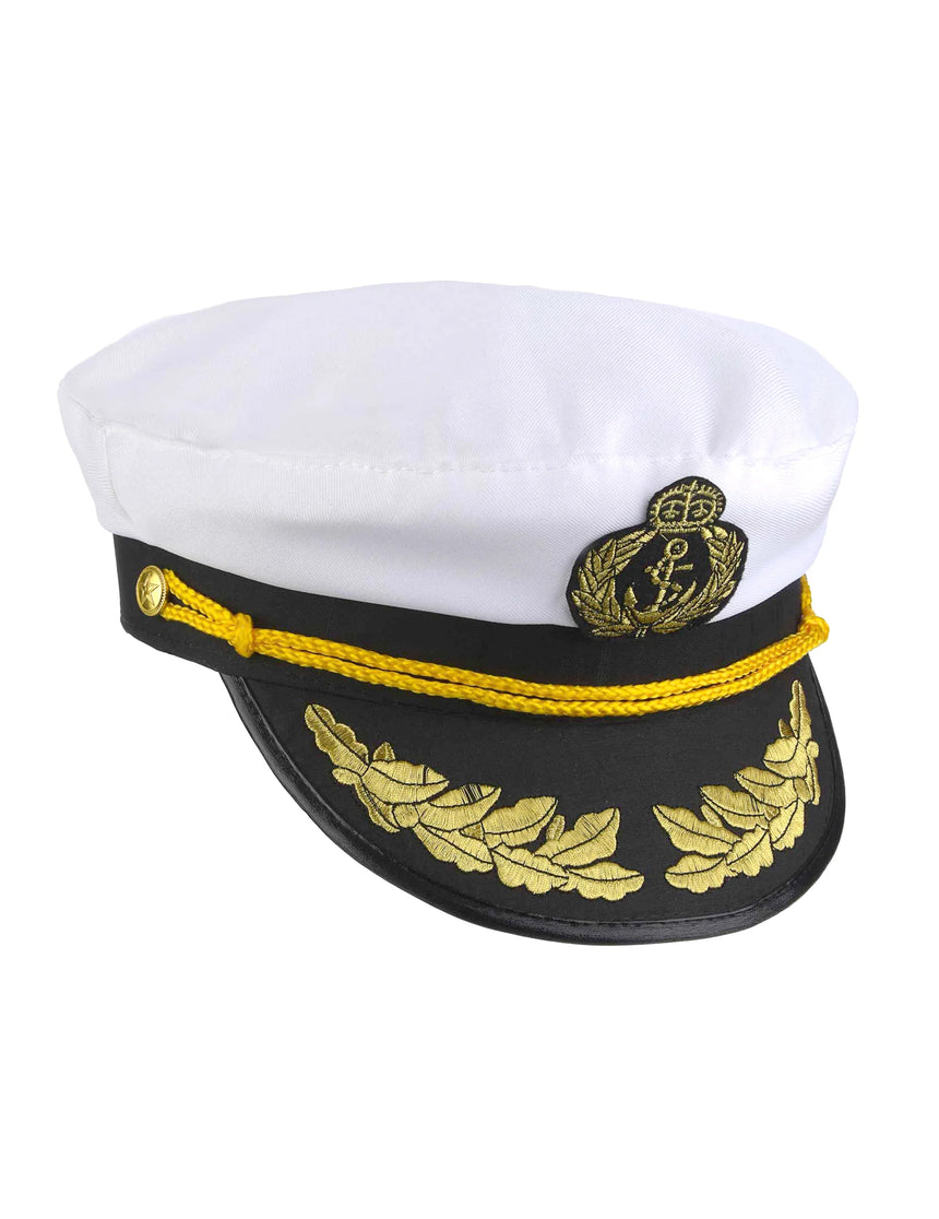 Casquette capitaine marin adulte