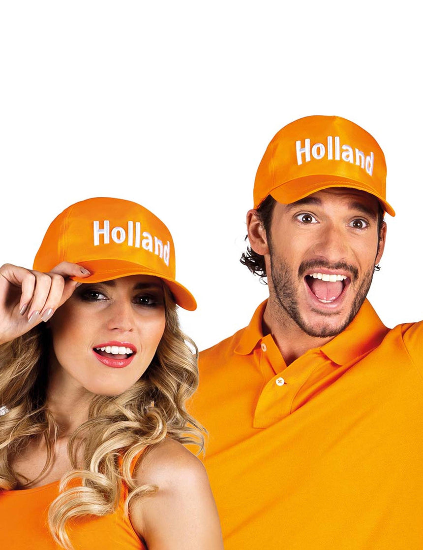 Casquette orange supporter Pays-Bas adulte