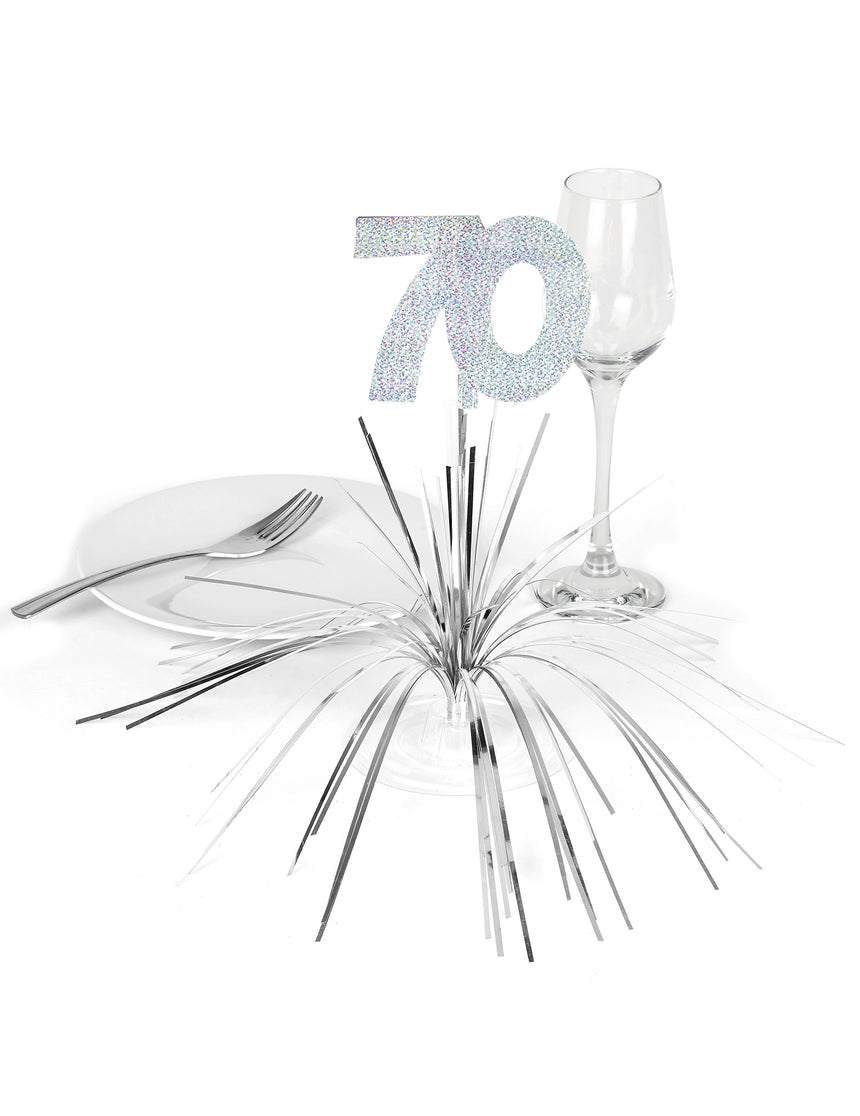 Centre de table 70 ans