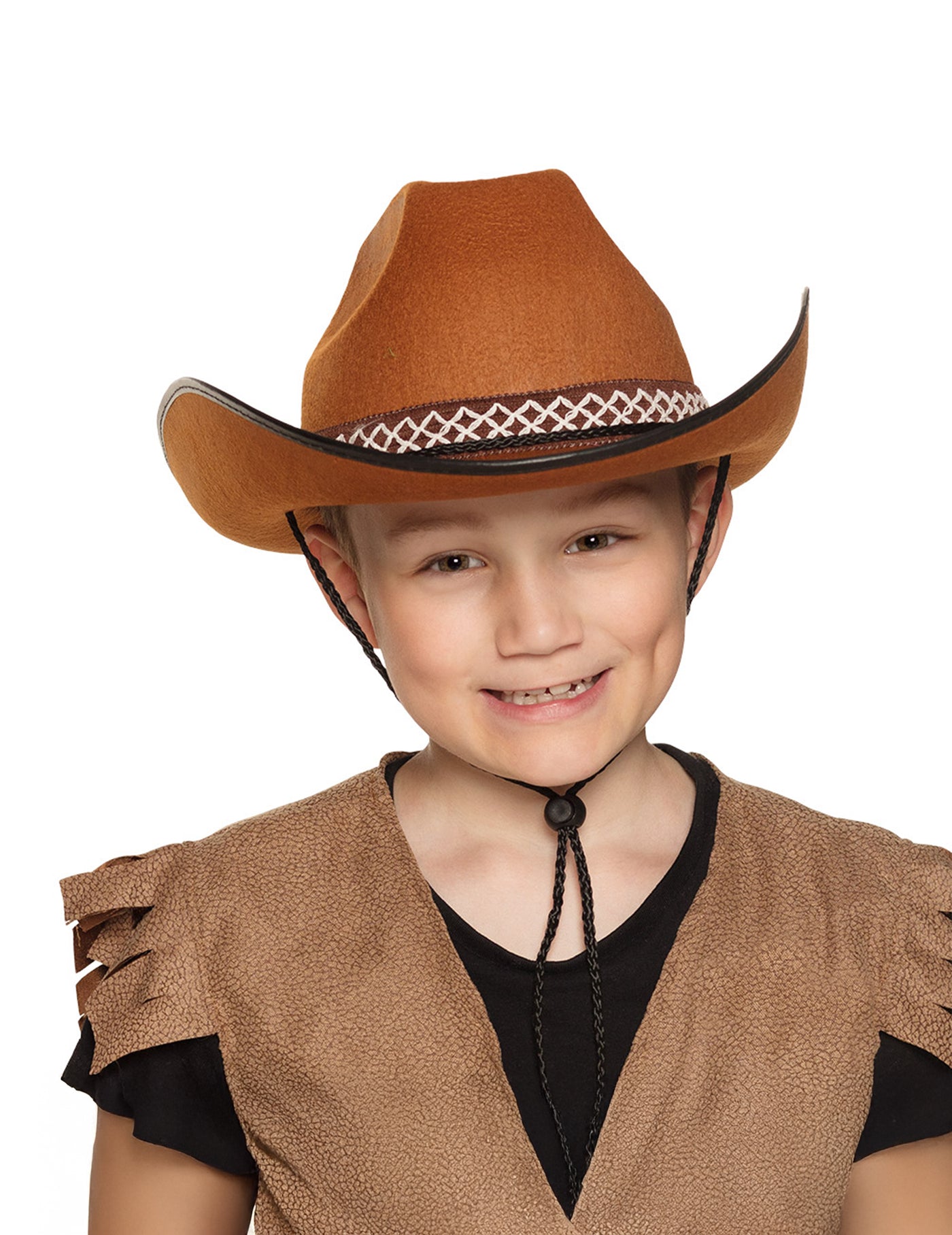 Chapeau cowboy marron enfant