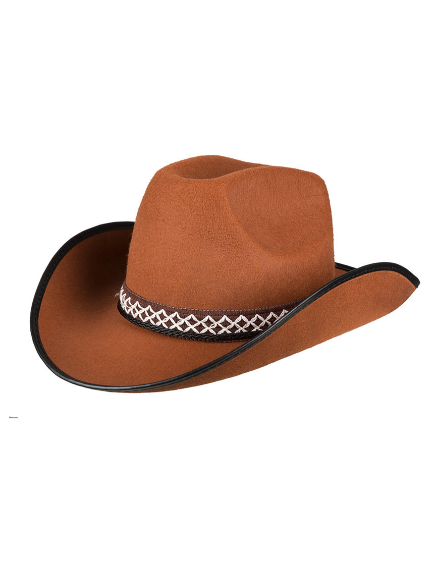 Chapeau cowboy marron enfant