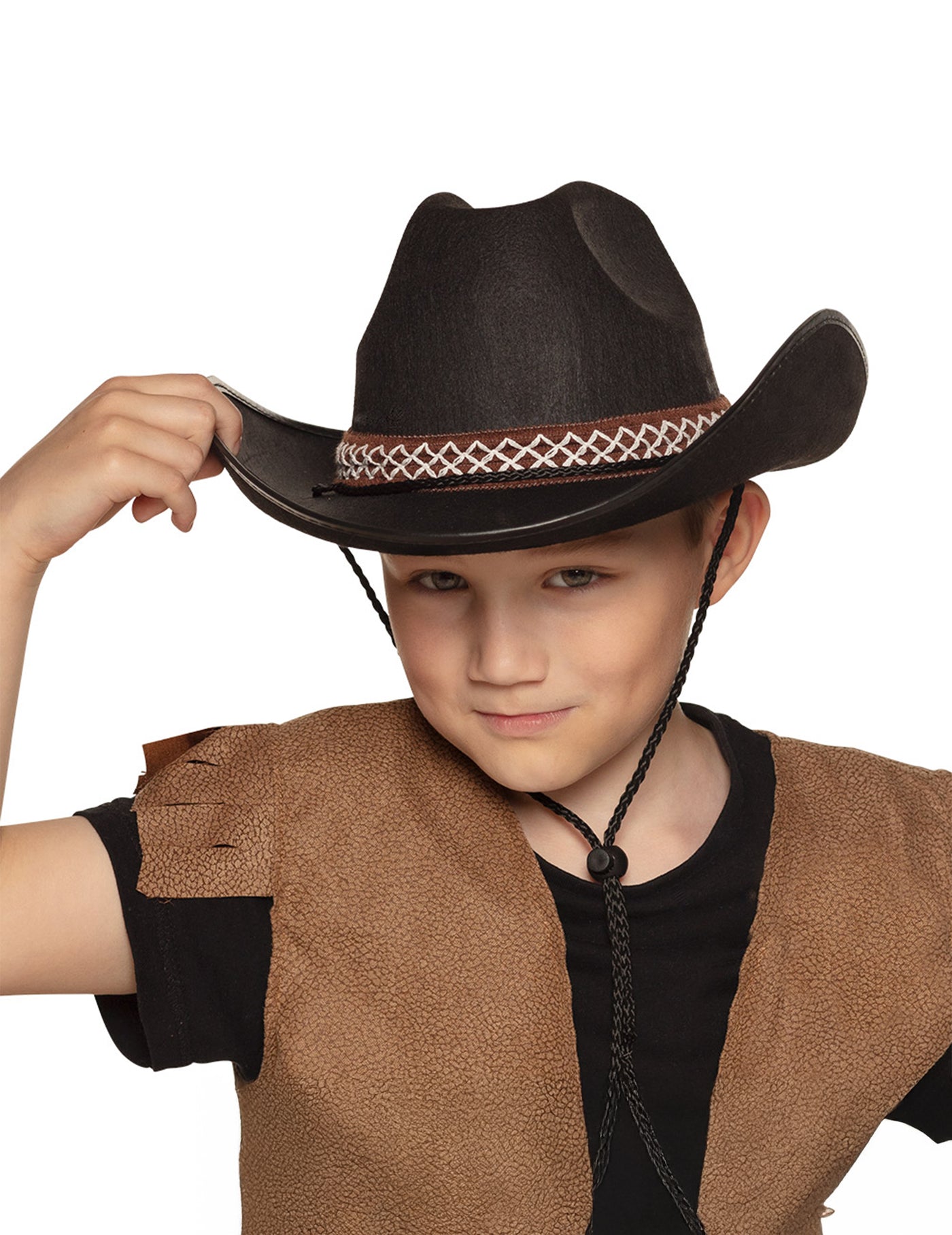 Chapeau cowboy noir enfant
