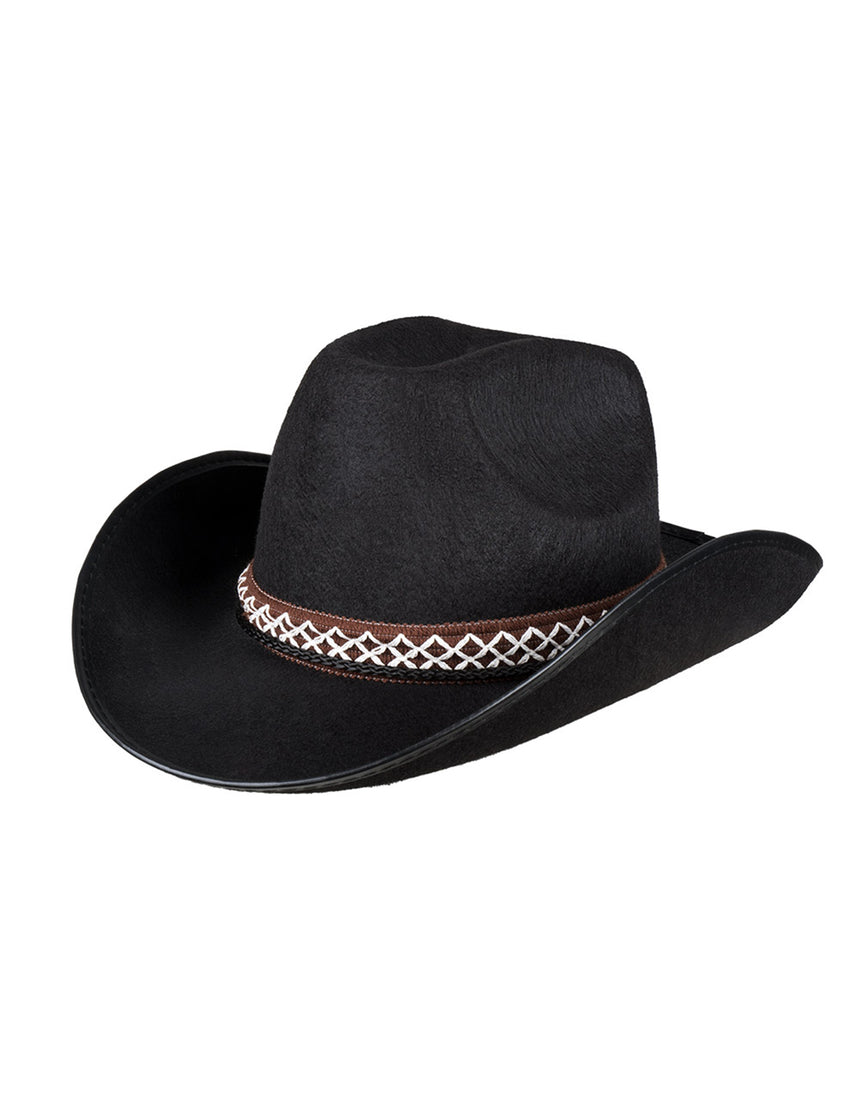 Chapeau cowboy noir enfant
