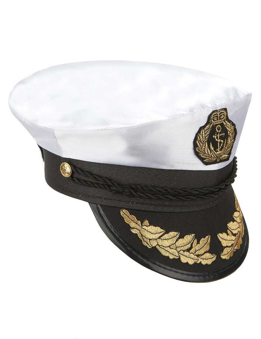 Chapeau de capitaine marin adulte