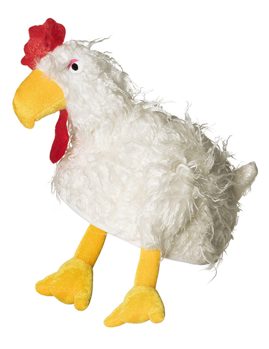 Chapeau de coq blanc